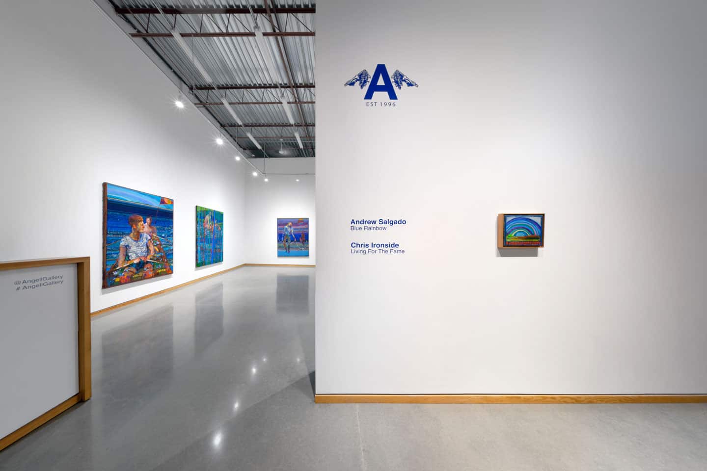 2018-10-03 Angell Gallery - Blue Rainbow, Living For The Fame